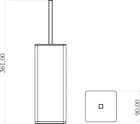 Ершик для туалета Boheme Q 10949-W-CR белый/хром фото