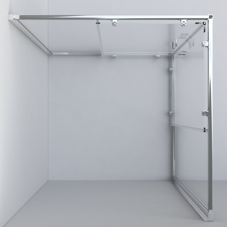 Душевой уголок Vincea Garda VSS-1G8010CLB 100x80 черный фото