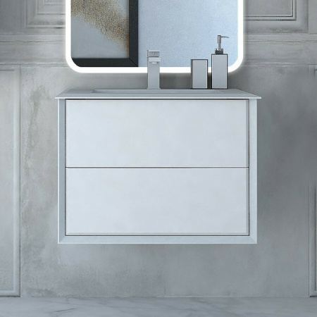 Тумба под раковину Cezares Bellagio 70 54714 Bianco Opaco фото