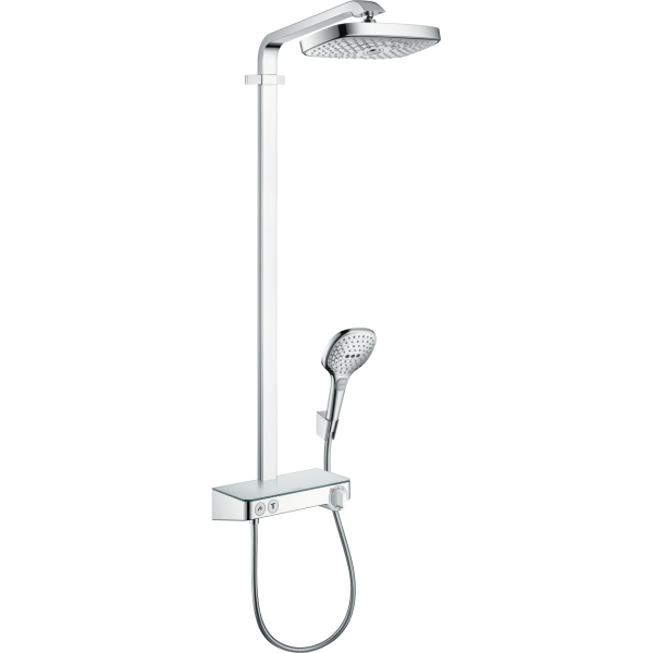 Душевая система (стойка) Hansgrohe Raindance Select Push 300 2jet Showerpipe 27126000 хром фото