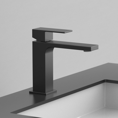 Смеситель для раковины Vincea Cube VBF-1C01MB черный матовый фото