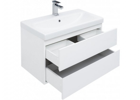 Тумба с раковиной Aquanet Беркли 80 00254290 + 00246880 фото