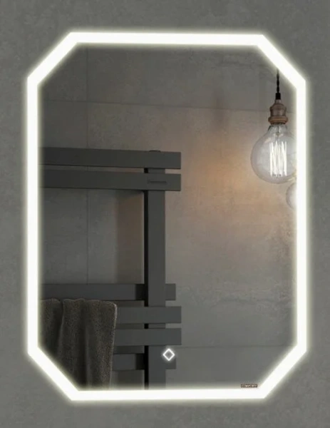 Зеркало Comfortу Колеус, 65 см, с LED-подсветкой 00-00001283CF 80x65 фото