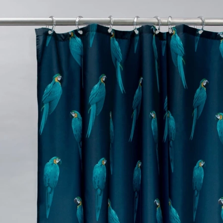 Текстильная шторка для ванной комнаты Iddis Basic 200*180см полиэстер B08P218i11 фото