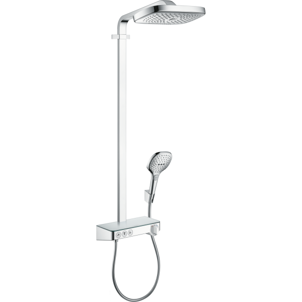 Душевая система (стойка) Hansgrohe Raindance Select Push 300 3jet Showerpipe 27127000 хром фото