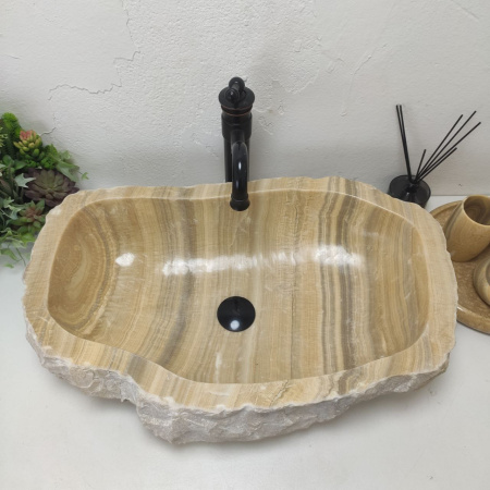 Накладная раковина из оникса Erozy Multy EO-01595 (67*43*15) фото