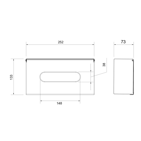 Бокс для салфеток Timo Petruma 15244/13 Никель фото