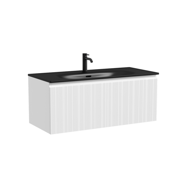 Тумба под раковину Sancos Code CD100W белая фото