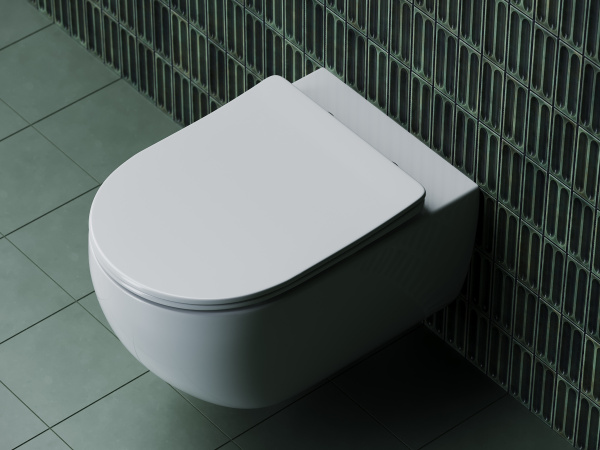 Унитаз подвесной безободковый Ceramica Nova Long CN3015 с сиденьем фото