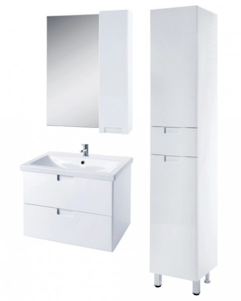Тумба под раковину с 2 ящ. Bellezza Пегас-80 белая фото