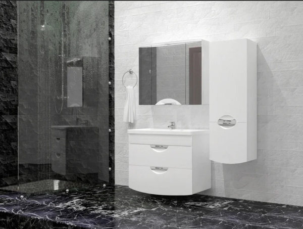 Тумба под раковину Style Line Жасмин-2 80 Люкс, Plus ЛС-000010037 фото