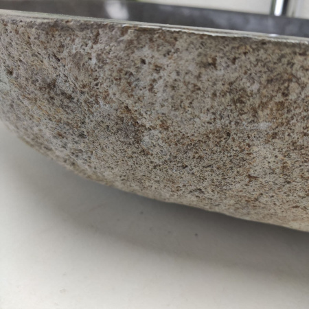 Накладная раковина из речного камня RS01390 (59*46*13) фото