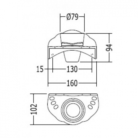 Стакан для зубных щеток с держателем зубных щеток Devon&Devon Emily MIL514E фото