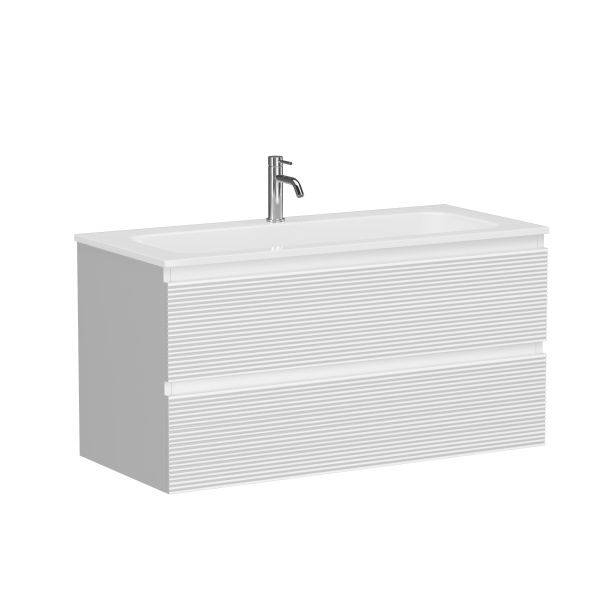 Тумба под раковину Sancos Folk FL100W белая фото