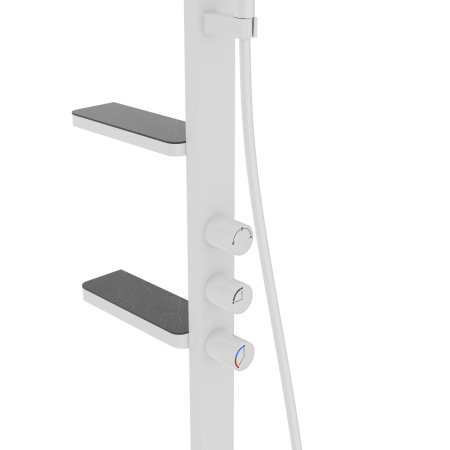 Душевая система Vincea Inspire VSFS-3I11W белая матовая фото