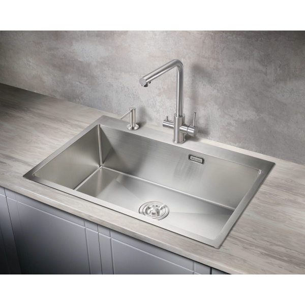 Мойка для кухни из нержавеющей стали Milacio Denia 75 MC.77500 75x51 нержавеющая сталь фото