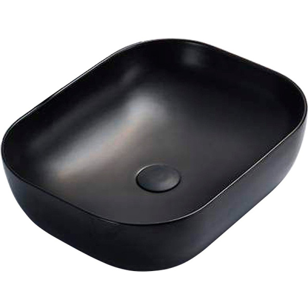 Накладная раковина CeramaLux NC 78104-1MB 50x40 черная матовая фото