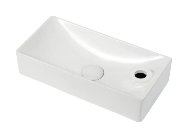 Раковина маленькая в туалет SantiLine SL-2023L 43x21 фото