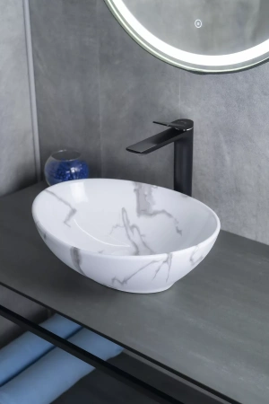 Накладная раковина GID Mnc138C 41x34 фото