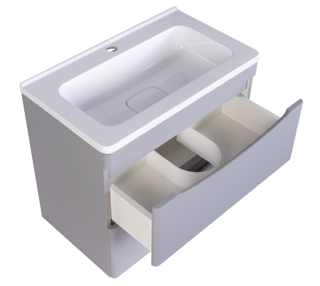 Тумба под раковину Style Line Бергамо мини 60 СС-00002317 серая фото