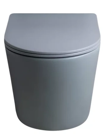 Подвесной унитаз GID Tr2130gm серый матовый фото