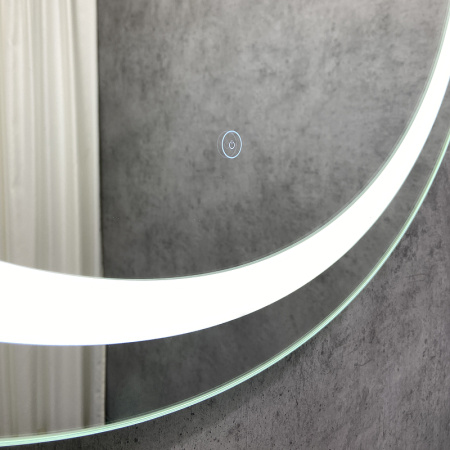 Зеркало Comforty Круг-60 светодиодная лента, сенсор фото