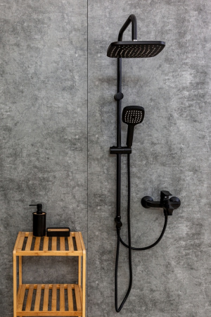 Душевая система Orange Aristo M19-944b Черная фото