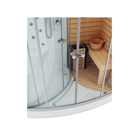 Душевая кабина с сауной Cerutti SPA Lesina CT8342 165x110 фото