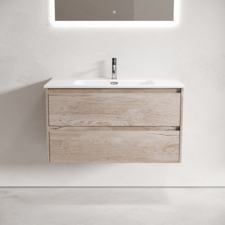 Тумба под раковину Sancos Libra LB90EG дуб галифакс натуральный фото