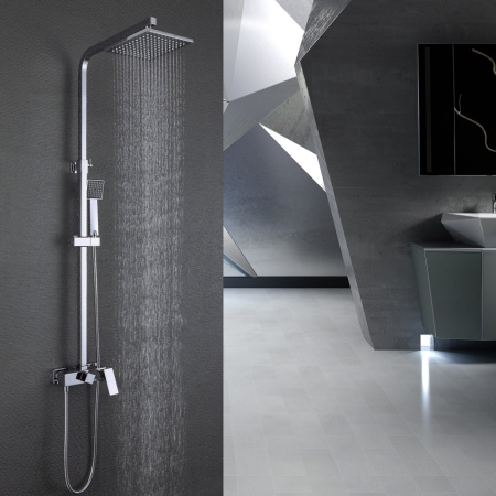 Душевая система Abber Daheim AF8220 хром фото