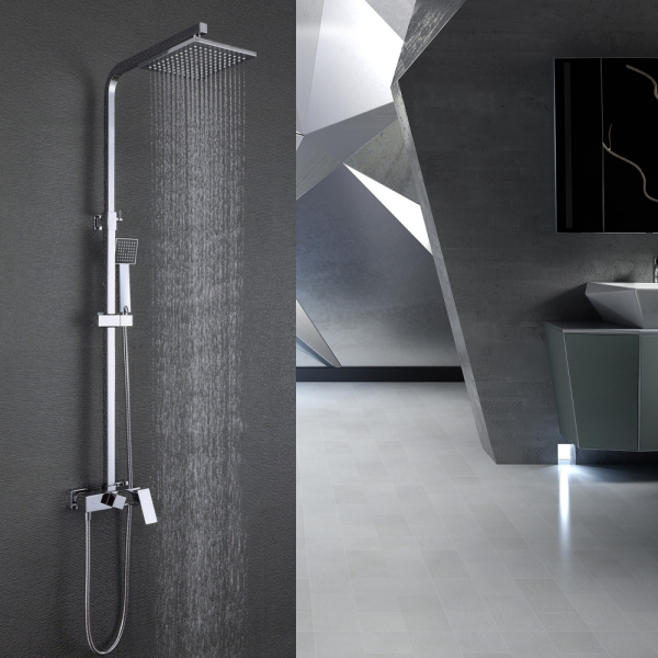 Душевая система Abber Daheim AF8220 хром фото