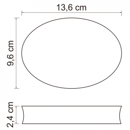 Мыльница настольная WasserKRAFT Salm K-7629 фото