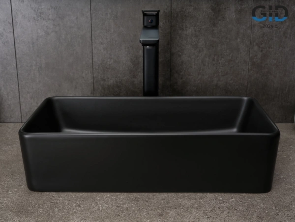 Накладная раковина GID Bm1104 53359 46x23 черная матовая фото
