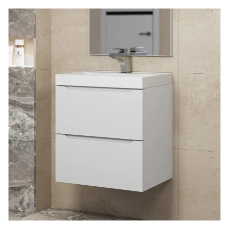 Тумба под раковину Uperwood Tanos 50 2930205147 белая матовая фото