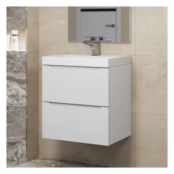 Тумба под раковину Uperwood Tanos 50 2930205147 белая матовая фото