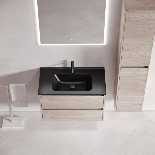 Тумба под раковину Sancos Libra LB80EG дуб галифакс натуральный фото