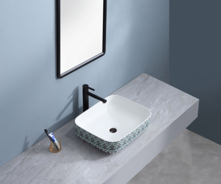 Накладная раковина Bronze de Luxe Nordic 2073 50x40 фото