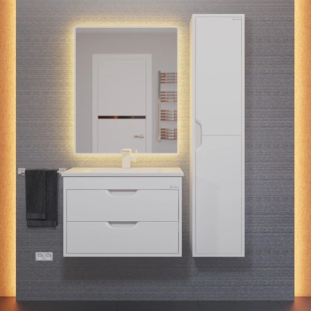 Тумба под раковину Uperwood Modul 65 2930205250 белая фото