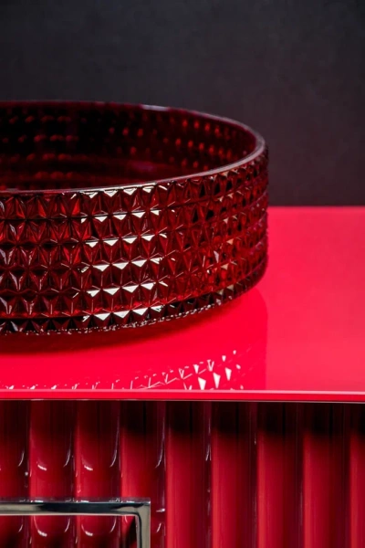 Хрустальная накладная раковина Boheme 817-R 39x39 фото