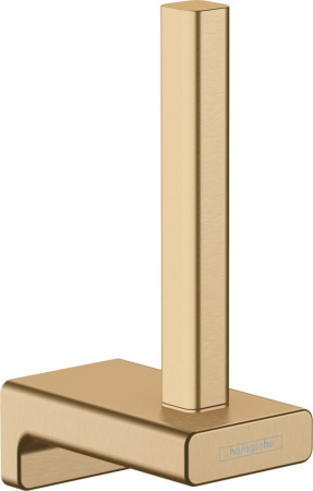 Держатель запасного рулона туалетной бумаги Hansgrohe AddStoris 41756140 шлифованная бронза фото
