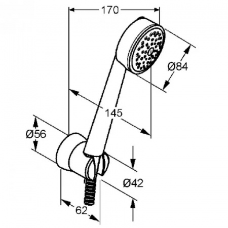 Душевая лейка Kludi Zenta 6065086-00 фото
