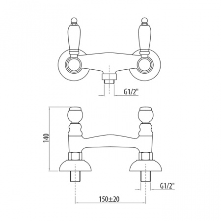 Смеситель для душа Gattoni Vivaldi lever 1307513CO cr фото