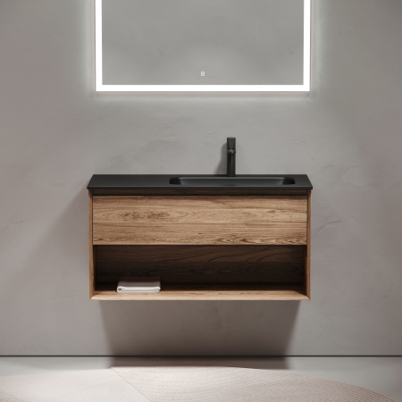 Тумба под раковину Sancos Marmi 1.0 MR1.0100RECH дуб чарльстон фото