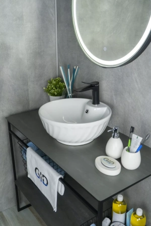 Накладная раковина GID 9074 41х41 фото