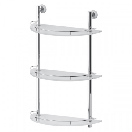 Полка полукруглая с ограничителем тройная FBS Vizovice VIZ 082 40 см фото