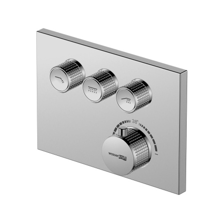 Встраиваемый смеситель для ванны и душа термостатический WasserKRAFT Dinkel 5858 Thermo фото