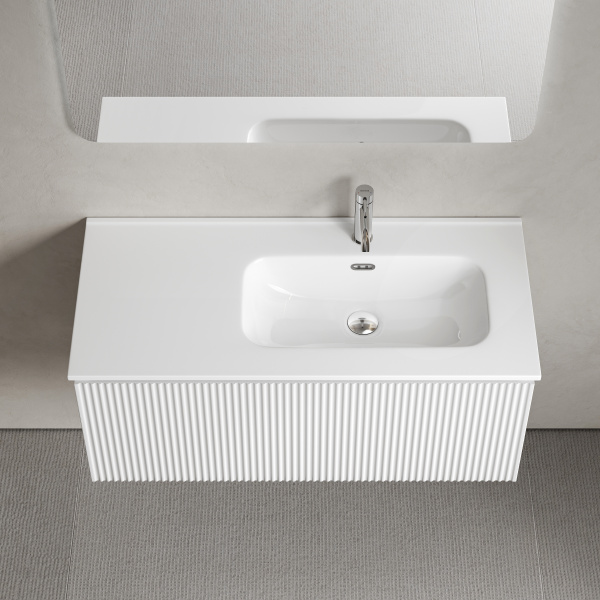 Тумба под раковину Sancos Snob R 1.0 SNR1.0100RW Bianco фото