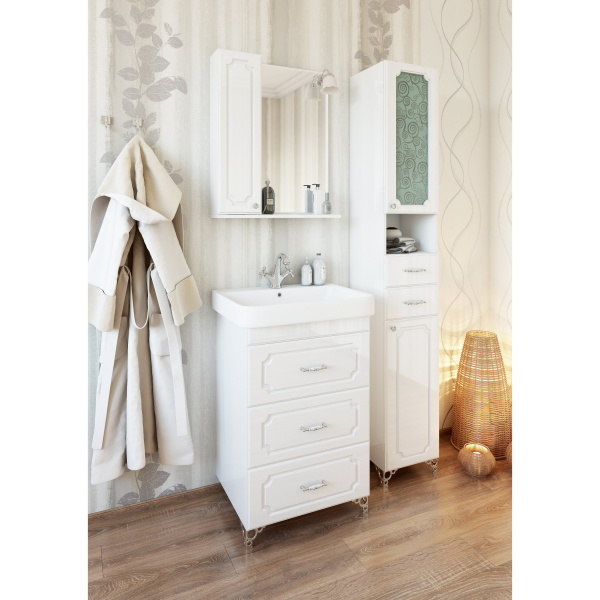 Зеркало-шкаф Sanflor Ксения Н0000000116 60 см L фото