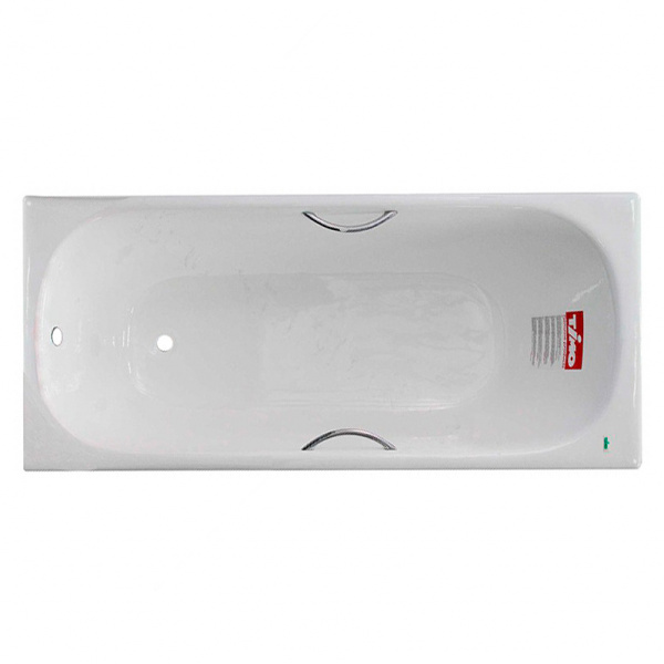 Чугунная ванна Timo Standard 3V 170x75 с ручками фото