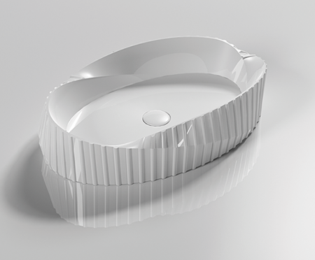 Накладная раковина CeramaLux N 78750 60x38,5 белая матовая фото